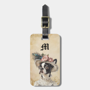 Etiquetas de equipaje para perro Boston Terrier vi