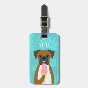 Etiquetas de equipaje para perros Boxer