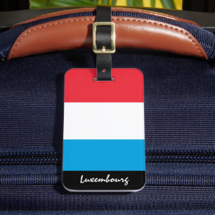 Etiquetas de equipaje Patriótico Luxemburgo, Bande
