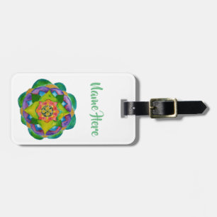 Etiquetas de equipaje personalizadas pintadas a ma