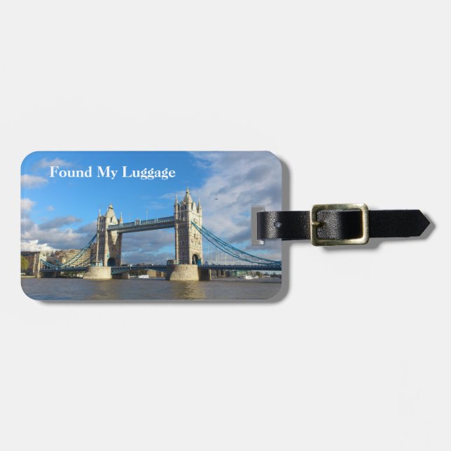 Etiquetas de equipaje personalizadas - Puente Towe (Frente Horizontal)
