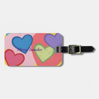 Etiquetas de equipajes personalizadas en colores y