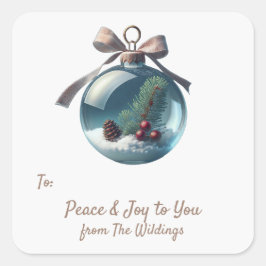 Etiquetas de etiquetas de regalo de vacaciones ins