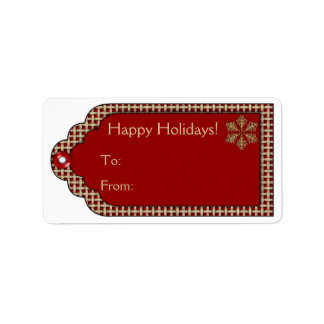 Etiquetas de etiquetas de regalo para navidades