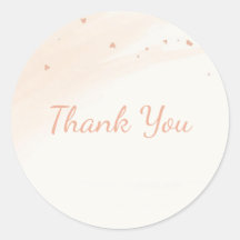 Etiquetas de Favor de Baby Shower Minimal Heart –
