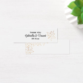 Etiquetas de favor de boda para el borde de la hoj