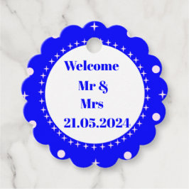 Etiquetas de Favor de Bodas Personalizables.