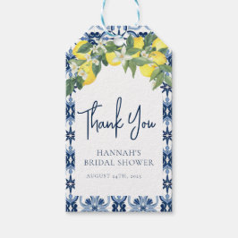 Etiquetas de Favor de Bridal del Meno de Limón Med