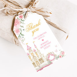 Etiquetas de Favor de Cumpleaños de Princesa Érase