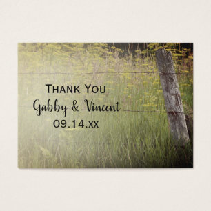 Etiquetas de Favor de la Boda Rustica Post Country