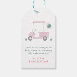 Etiquetas de Favor de la Chica de la Ducha de Golf