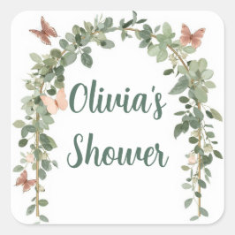 Etiquetas de Favor de Stickers de Baby Sprinkle Ma