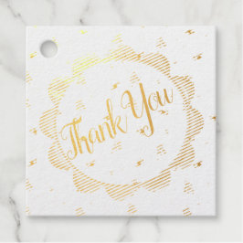 Etiquetas de Favor del Relieve metalizado del Fies