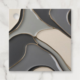 Etiquetas de favor multipropósito en gráfico elega