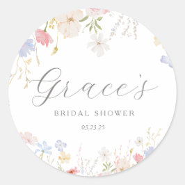 Etiquetas de favor para ducha de novia Love Is In 