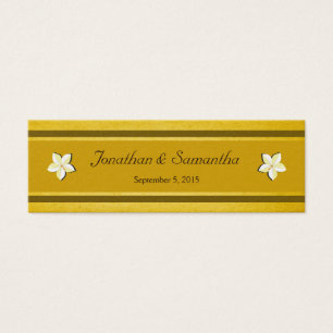 Etiquetas de Favor Slim Favor Boda Rústico de la F