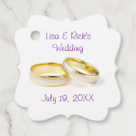 Etiquetas de favoritos clásicas de los anillos de