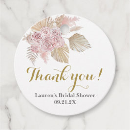 Etiquetas de favoritos de Baby Shower del desierto