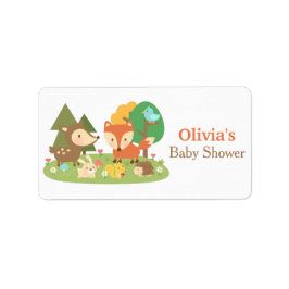 Etiquetas de fiesta para baby shower de adorables 