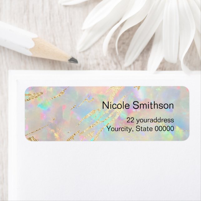 etiquetas de fondo opal (In situ)