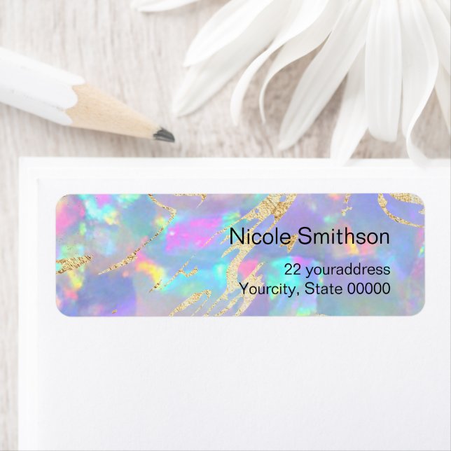 etiquetas de fondo opal (In situ)