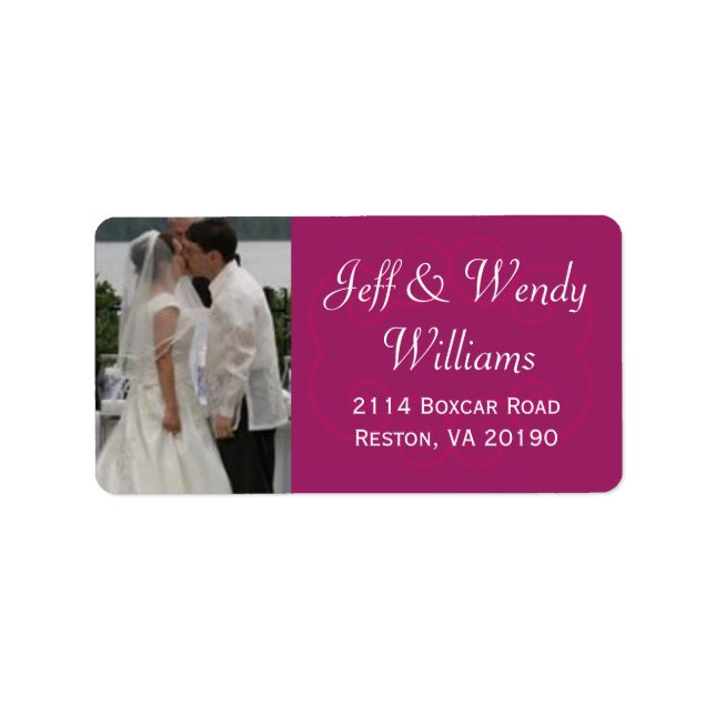 Etiquetas de fotos de plumas (Frente)