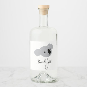 Etiquetas de frasco de Koala Jo