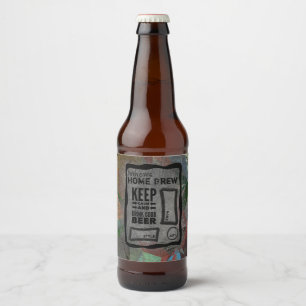 Etiquetas de frascos de cerveza personalizado Home