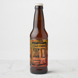 Etiquetas de frascos de cerveza personalizado Home