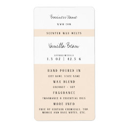 Etiquetas de fusión de vástago personalizado