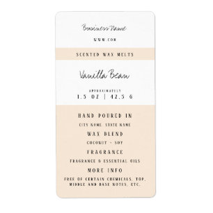 Etiquetas de fusión de vástago personalizado