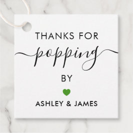 Etiquetas de Gracias por Pasar, Etiqueta de Boda,