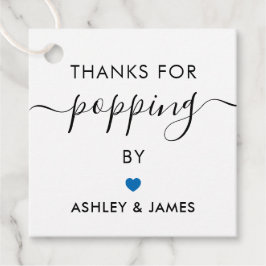 Etiquetas de Gracias por Pasar, Etiqueta de Boda,