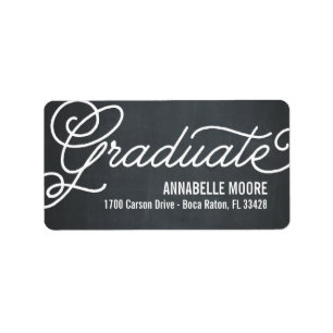 Etiquetas de graduación de superposición de script