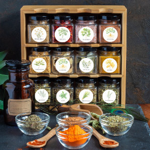 Etiquetas de hierbas acuáticas y jarras de jabón d