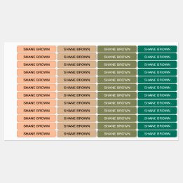 Etiquetas de hierro on-on de ColorFlex