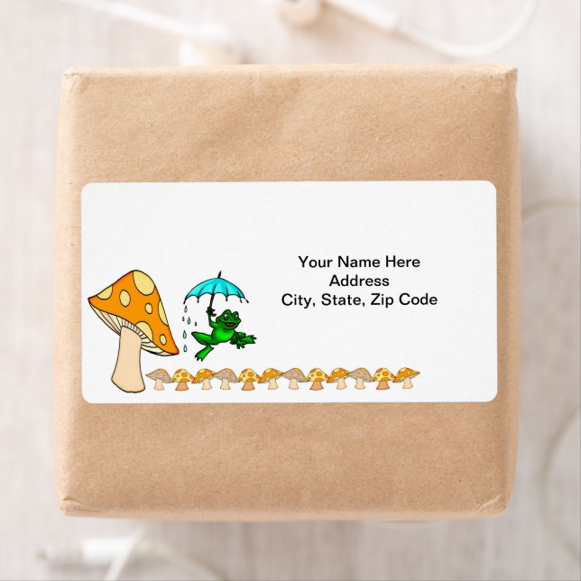 Etiquetas de hongos de rana (In situ)