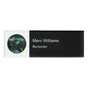 Etiquetas de identificación de nombre de barras de