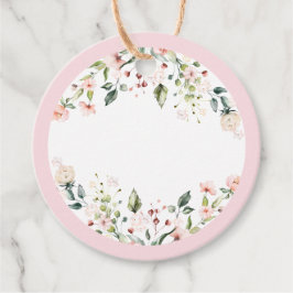 Etiquetas de jugo de bar Mimosa con flores rosadas