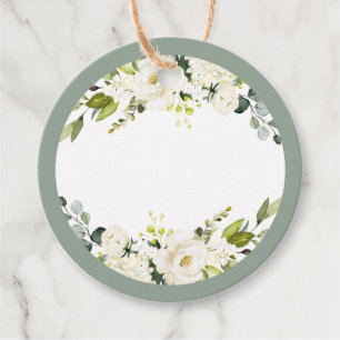 Etiquetas de jugo de miimosa verde gris blanco par