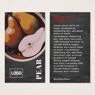 Etiquetas de la banda del logotipo de Brandy Pear