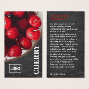 Etiquetas de la colga del logotipo de Brandy Cherr