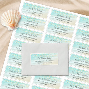 Etiquetas de la dirección de invitado del Boda Bea