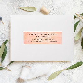 Etiquetas de la dirección de invitado del Boda de