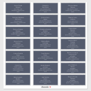 Etiquetas de la dirección de invitado del Boda de 
