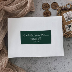 Etiquetas de la dirección de invitado del Boda Eme