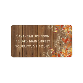 Etiquetas de la dirección de la caída de la madera