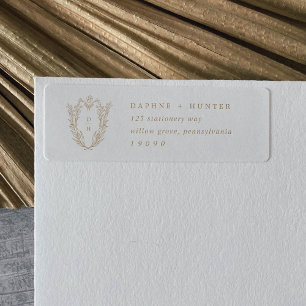 Etiquetas de la dirección de la devolución blanca 