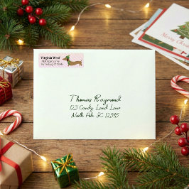 Etiquetas de la dirección de la tarjeta de los Nav