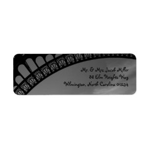 Etiquetas de la dirección de retorno de la Torre E